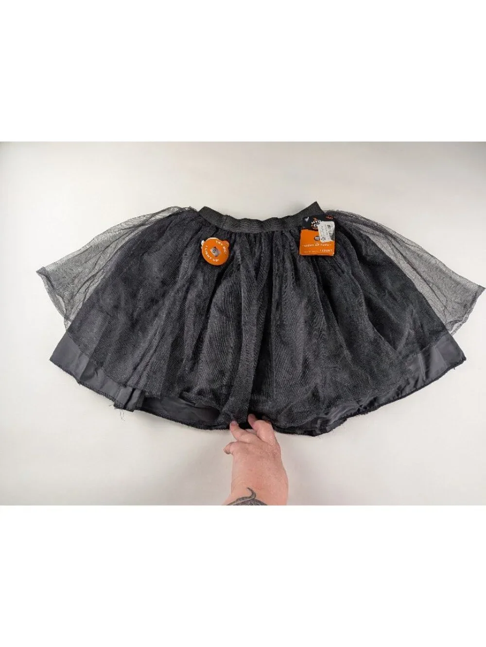 Hyde and Eek Halloween Black Light Up Tutu Skirt Size Youth